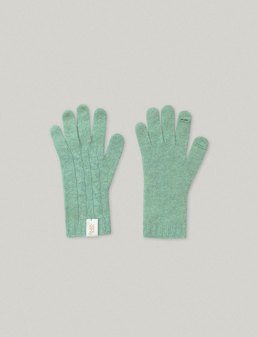 Fingerhole Wool Gloves
